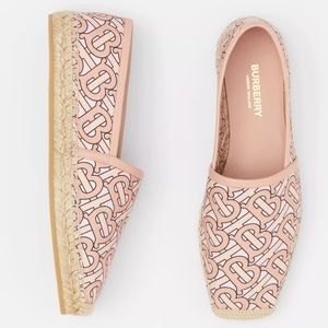 Brand New, Burberry Monogram Espadrilles, size 41